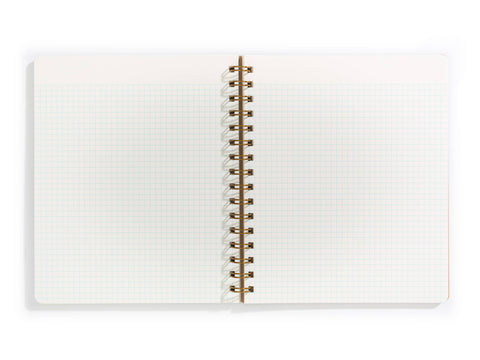 Pink Dot Grid Paper Notebook