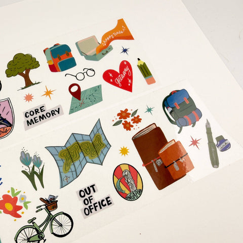 Now Boarding Travel Themed PET Tape - 50mm