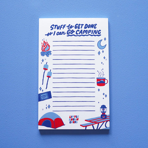 Camping Notepad