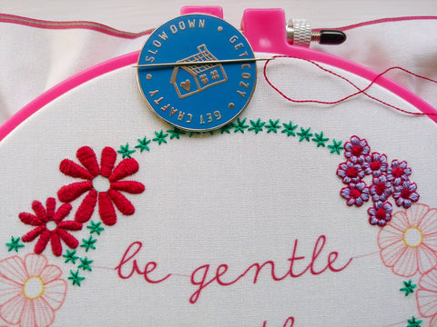 Be gentle with yourself embroidery kit