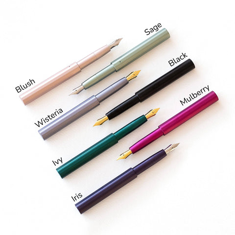 OPEN BOX - The Studio Pocket Fountain Pen 2.0: Ivy / Fine