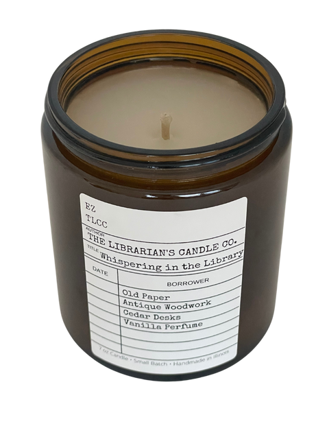 Whispering in the Library Candle