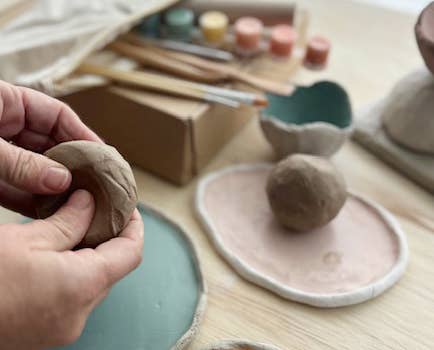 Holiday Luminary Air Dry Clay Kit
