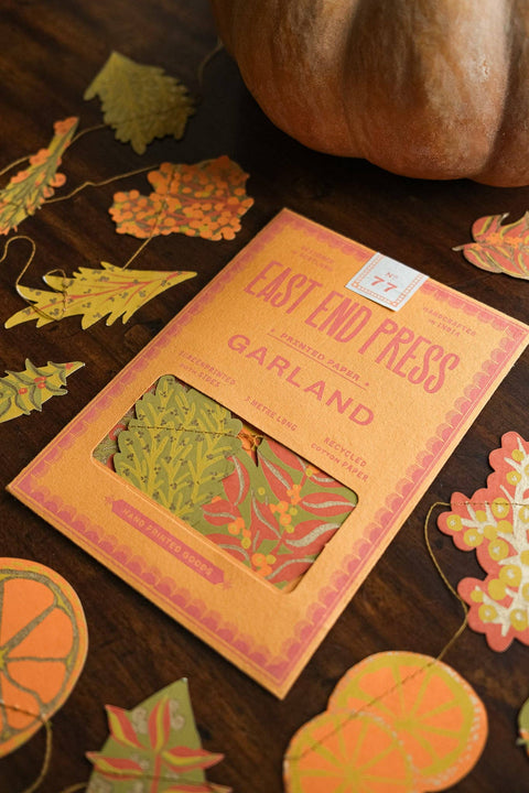 Autumn Blooms Sewn Garland