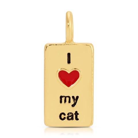 I Heart my Cat Charm