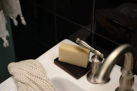 Soap Dish | Black | Handmade Glazed Ceramic