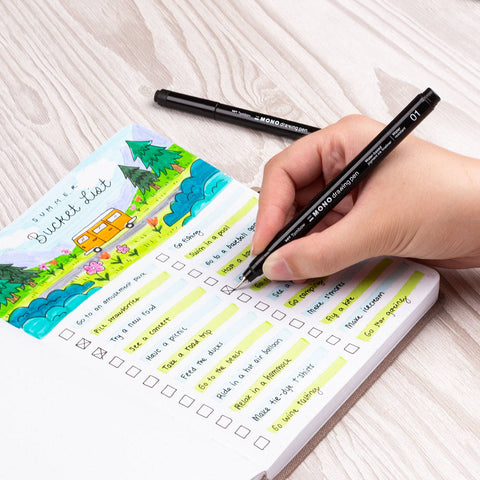 Tombow - MONO Drawing Pens - 3-Pack