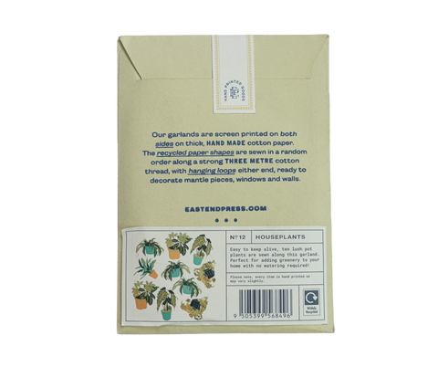 Houseplants Sewn Garland