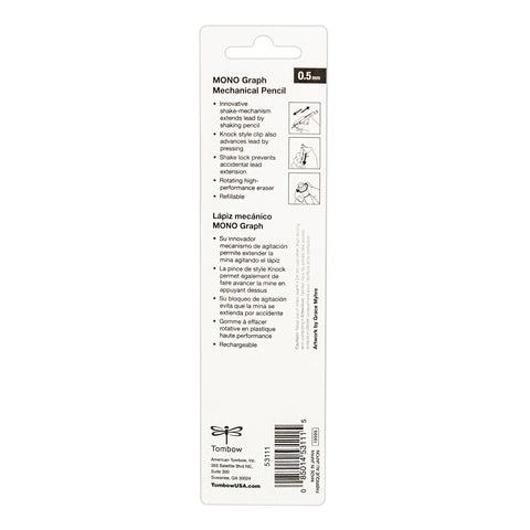 MONO Graph Mechanical Pencil, Tri Color