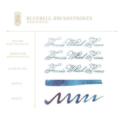 Bluebell Brushstrokes 38ml Ink