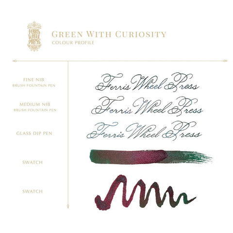 Green with Curiosity 20ml Ink