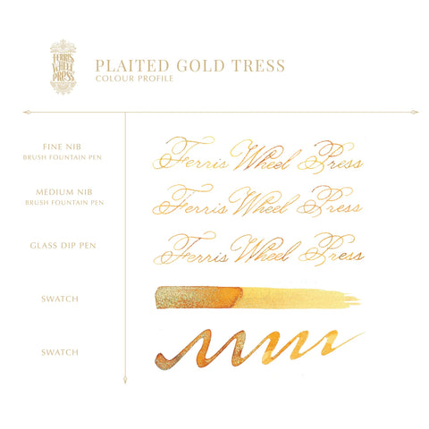 Plaited Gold Tress 20ml Ink