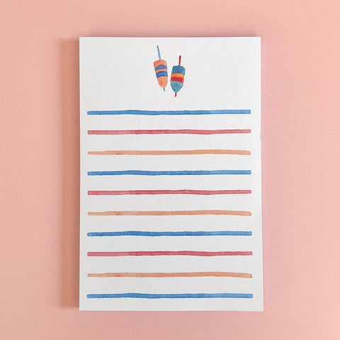 Buoys Watercolor Notepad