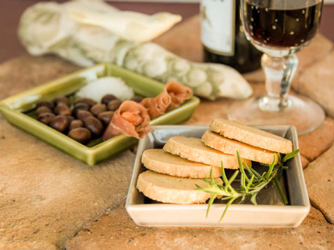 Salted Rosemary Shortbread Cookies