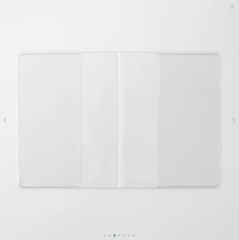 A6 MD Notebook Clear Cover