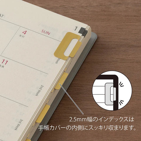 INDEX CLIP CHIRATTO BRASS