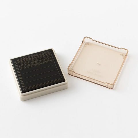 Midori Pre-inked, Paintable Stamp - Soft Color Memo Brown