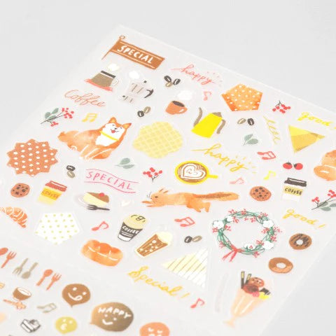 Midori Sticker Sheet (Brown theme)