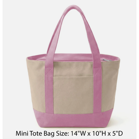 Personalized Mini Tote Bags - Live Painting Oct 17th