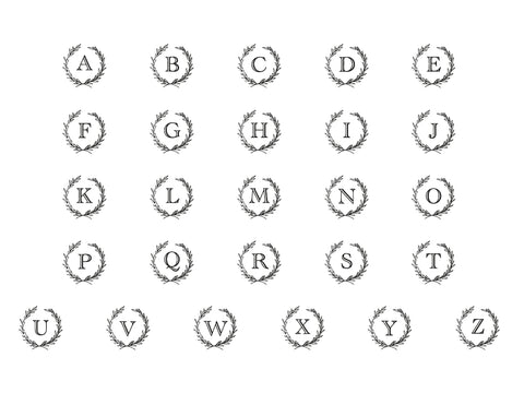 RSVP to Print your Own Monogram Set 4/25-4/26