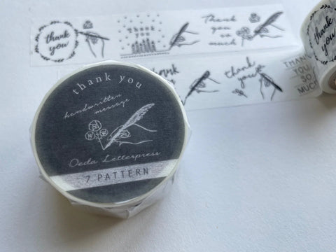 Thank you Washi Tape - Oeda Letterpress