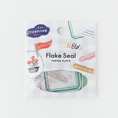 Journaling Time Flake Stickers