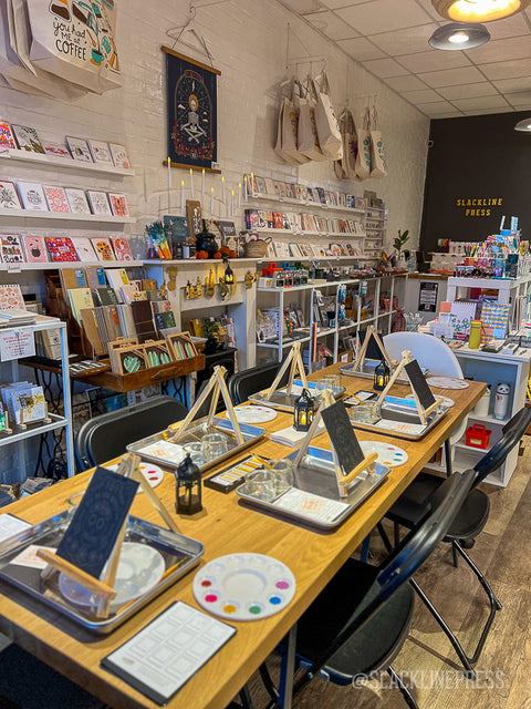 Day of the Dead Letterpress + Watercolor Workshop