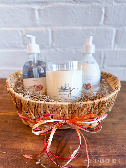 Small Tub Basket w/ Handles