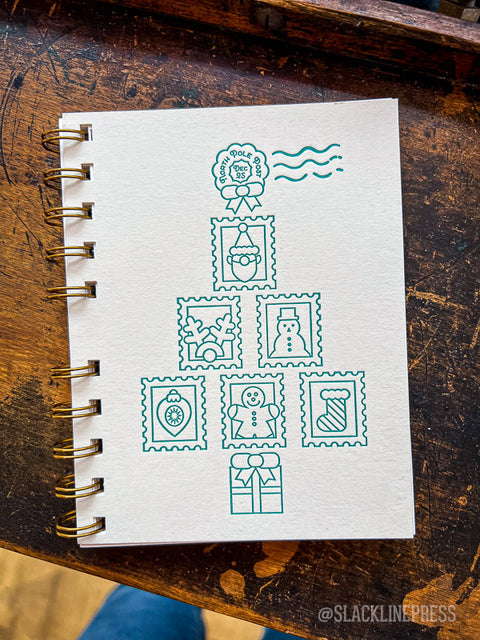 Letterpress Holiday Notebook