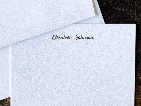 Personalized Name Notecard Set