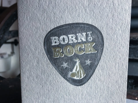 Born to Rock Greeting Card