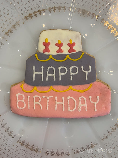 Happy Birthday Dog Cookies