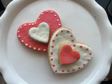 Heart Shaped Dog Cookies
