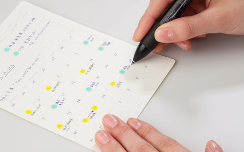 Removable Calendar Sticker Monthly M 10 Sheet
