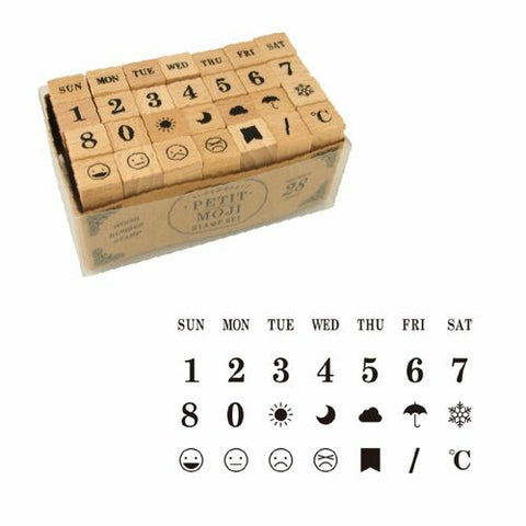 Rubber Stamp Week/Number/Emoji