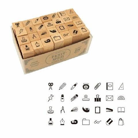 Rubber Stamp Stationery Set