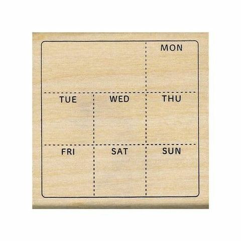 Rubber Stamp Weekdays