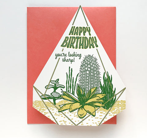 Terrarium Birthday Card