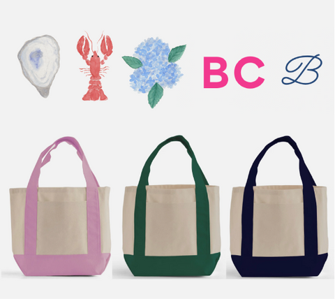Personalize Hand-painted Tote Bags