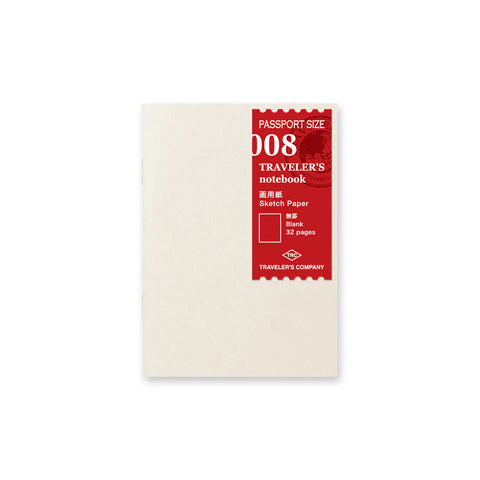 008 Sketch Paper Notebook (Passport Size)