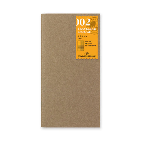 002 Grid Notebook Paper Refill