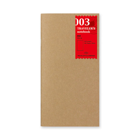 003 Blank Paper Refill (Regular Size)