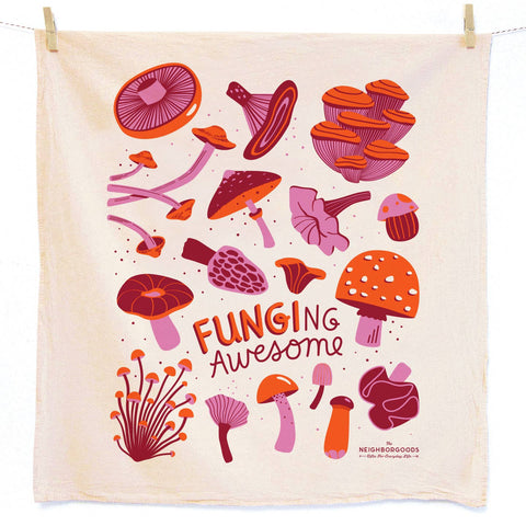 The Neighborgoods - Funging Awesome Mushroom Dish Towel