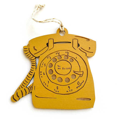 Old School Telephone Ornament