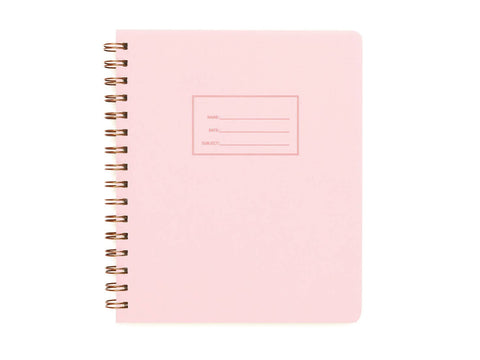 Pink Dot Grid Paper Notebook