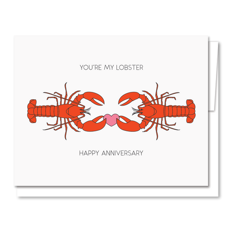 You're My Lobster - Illustrated Funny Love Card
