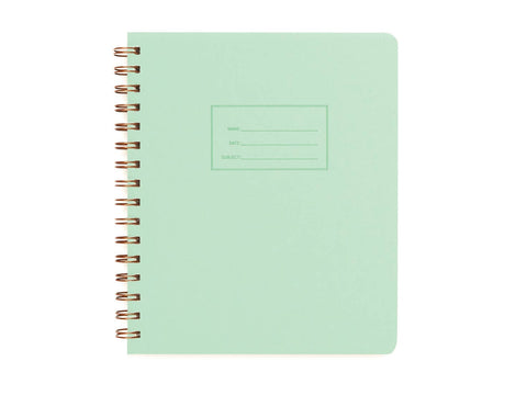 Mint Dot Grid Paper Notebook