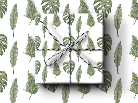 3 Plants Wrapping Paper: Single Sheets