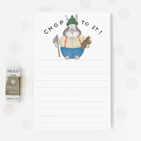 Chop to It! Notepad