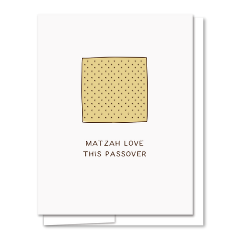 Matzah Card - Illustrated Funny Passover Card